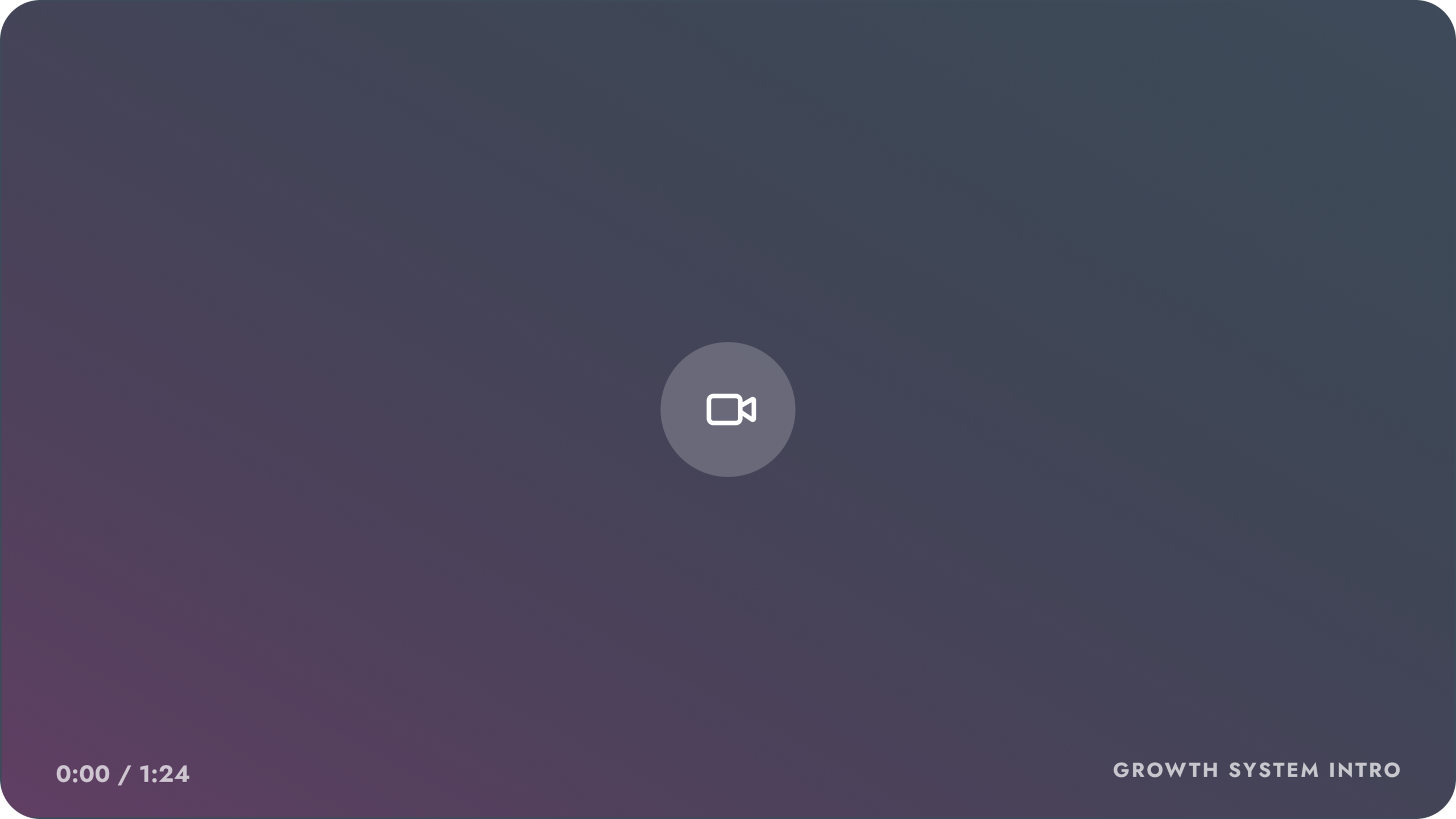 Growth System Intro